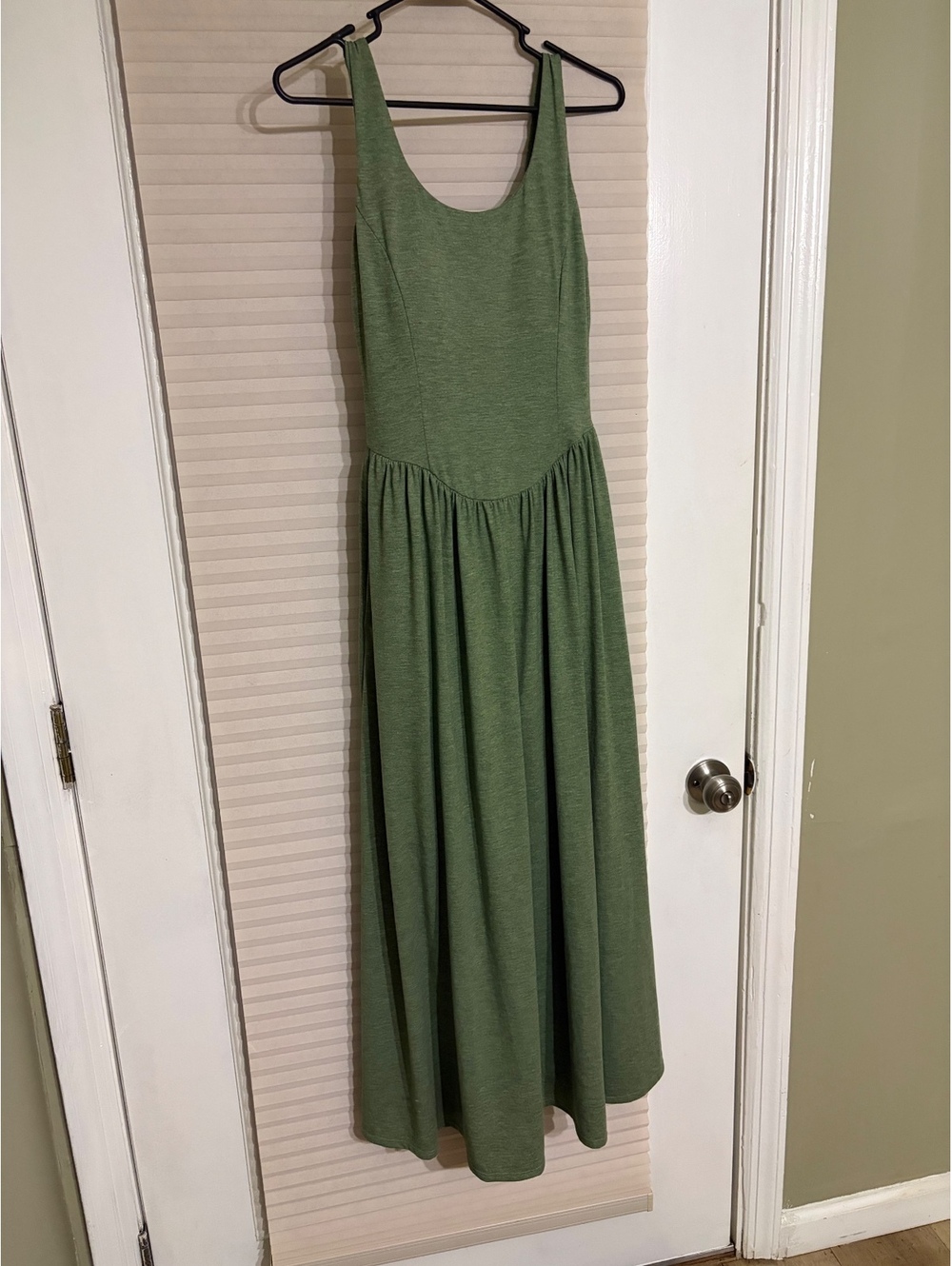 Halara Green Cotton Dress Easy Peezy Pockets NWT Size XS